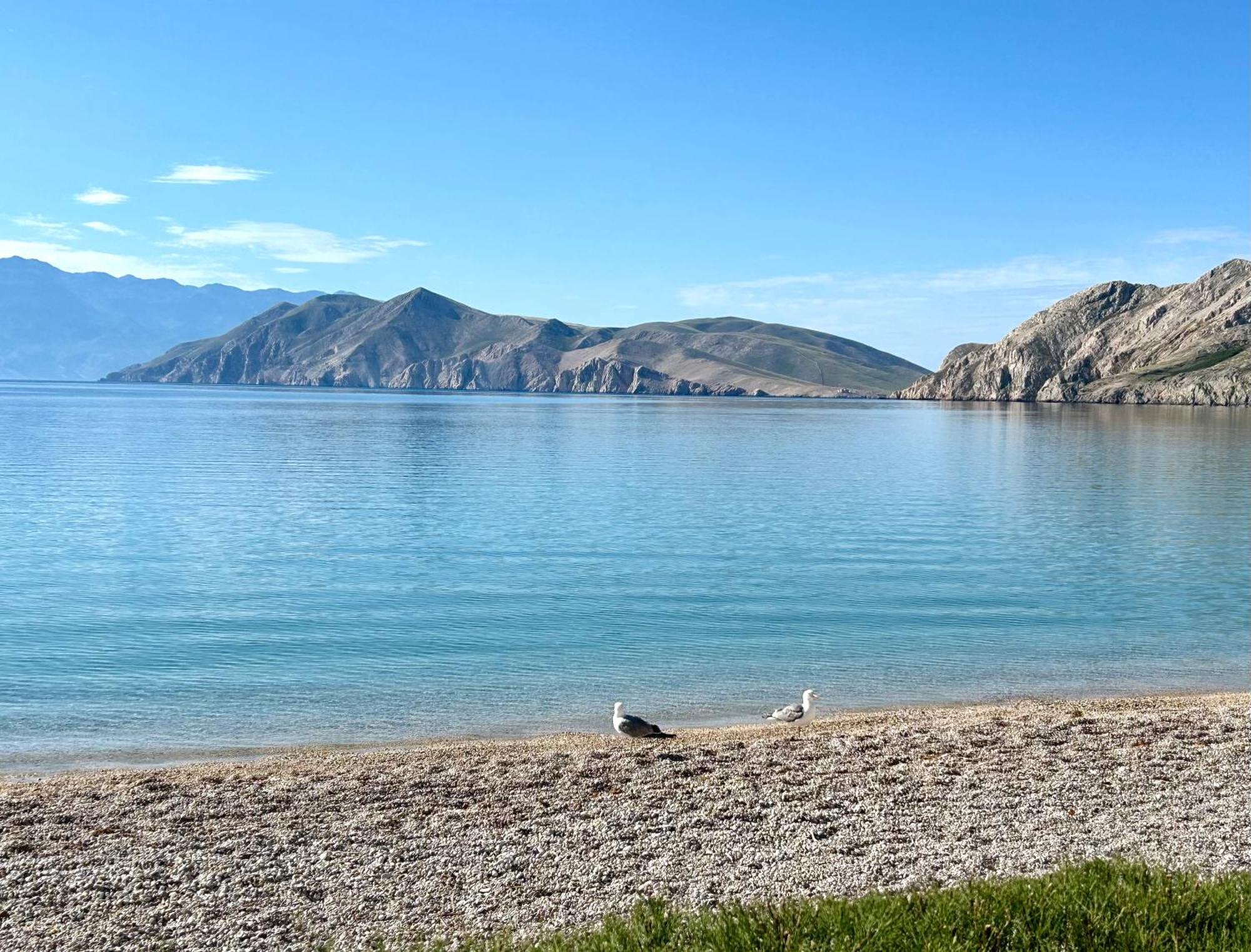 Studio Neven With Sea View Baška Exteriör bild