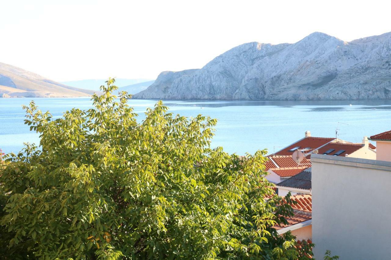 Studio Neven With Sea View Baška Exteriör bild